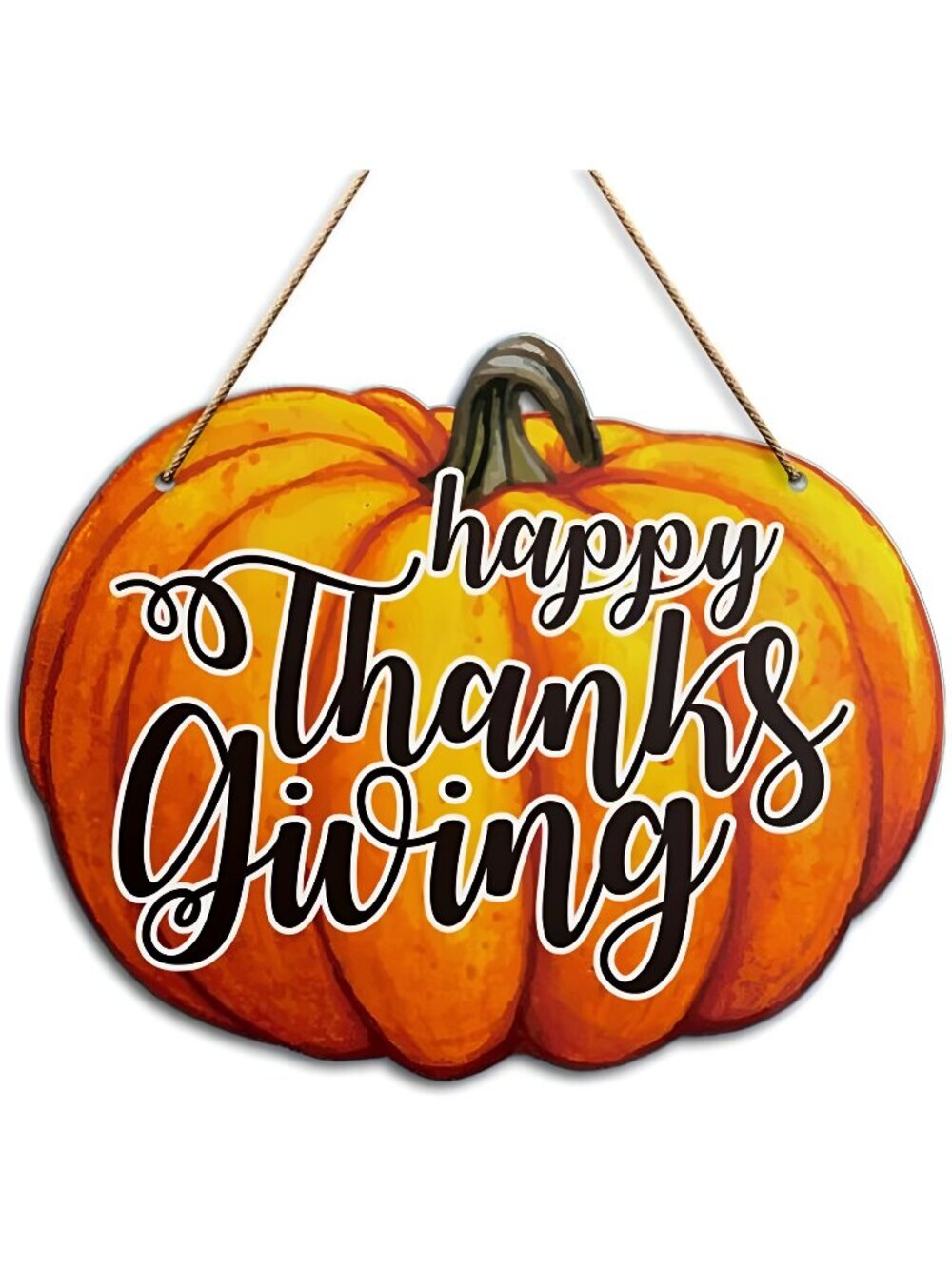 Thanksgiving Pumpkin Wall Decor Sign, Happy Thanksgiving, Fall Pumpkin Welcome